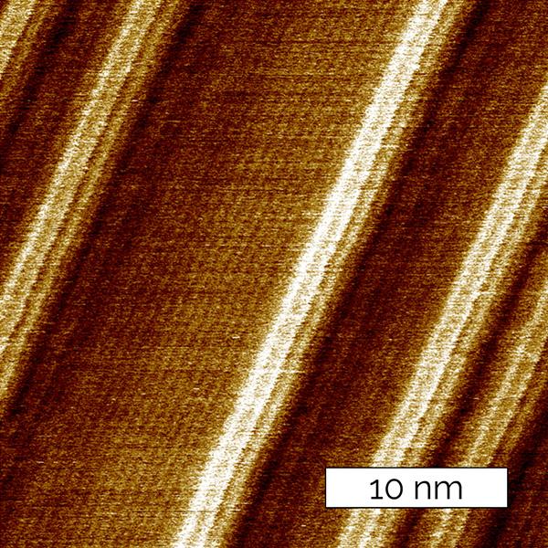 Ergo AFM software PTFE molecular resolution