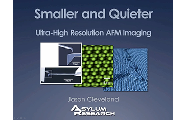 Smaller and Quiter: Ultra-high Resolution AFM Imaging