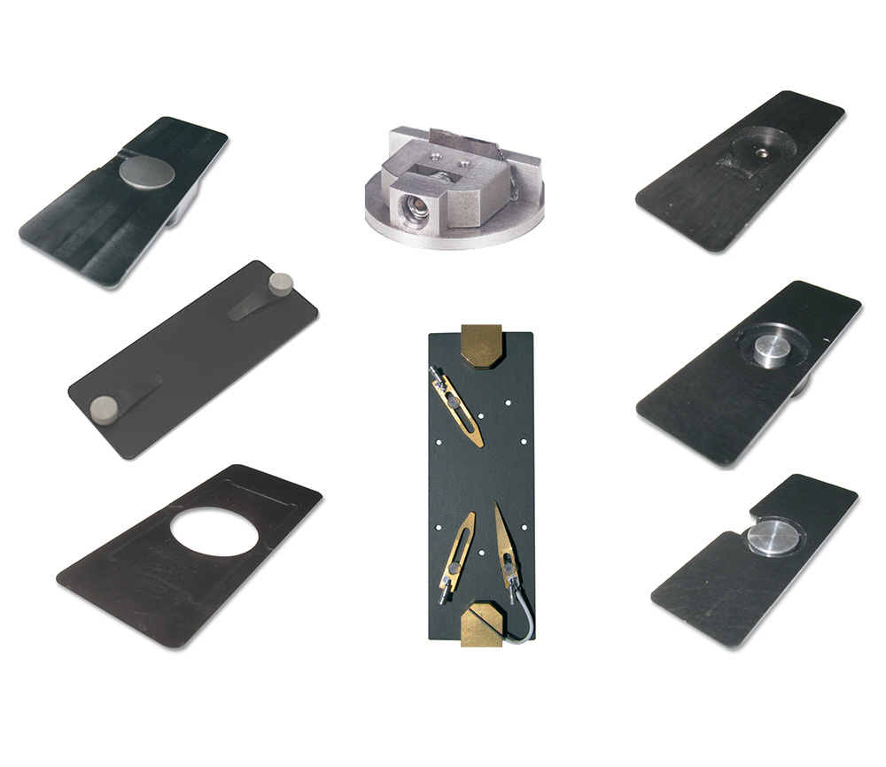 A wide variety of sample mounts are available for MFP-3D AFMs